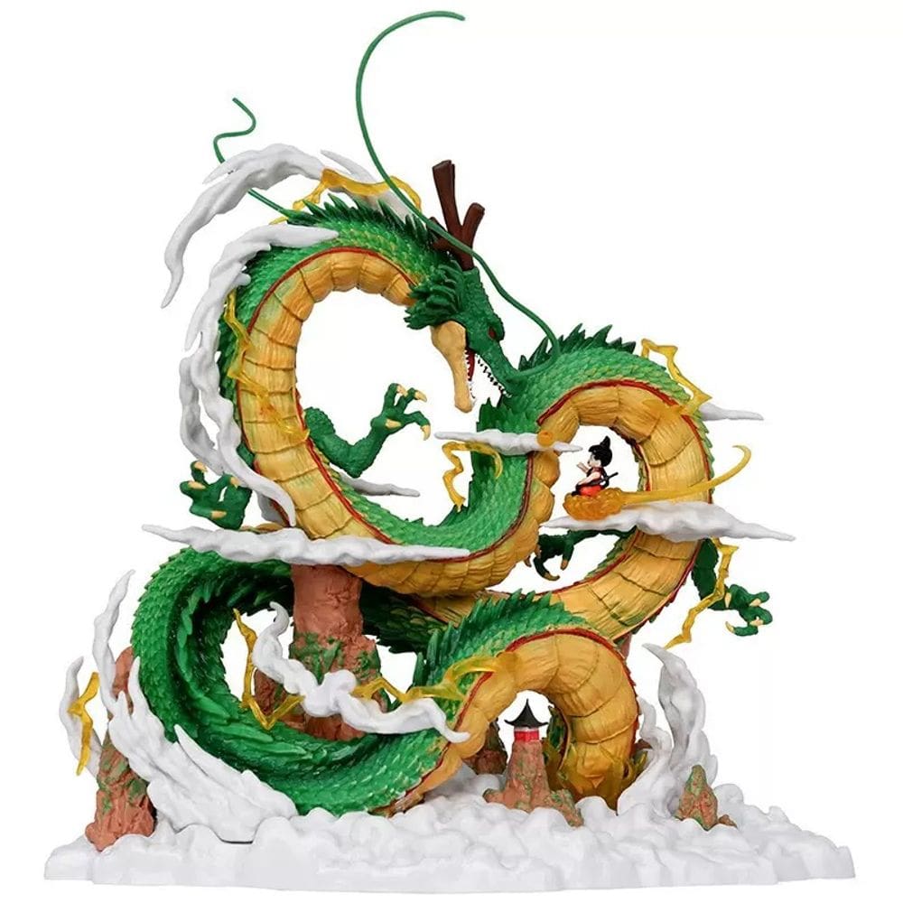 Figuras ornamentais Dragon Ball Dragon God PVC com mais de 14 anos