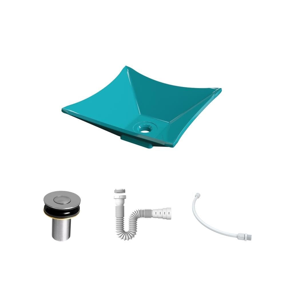 Kit Cuba L30 C/Válvula Click 1``B (2,6cm) + Sifão Pvc + Flexível