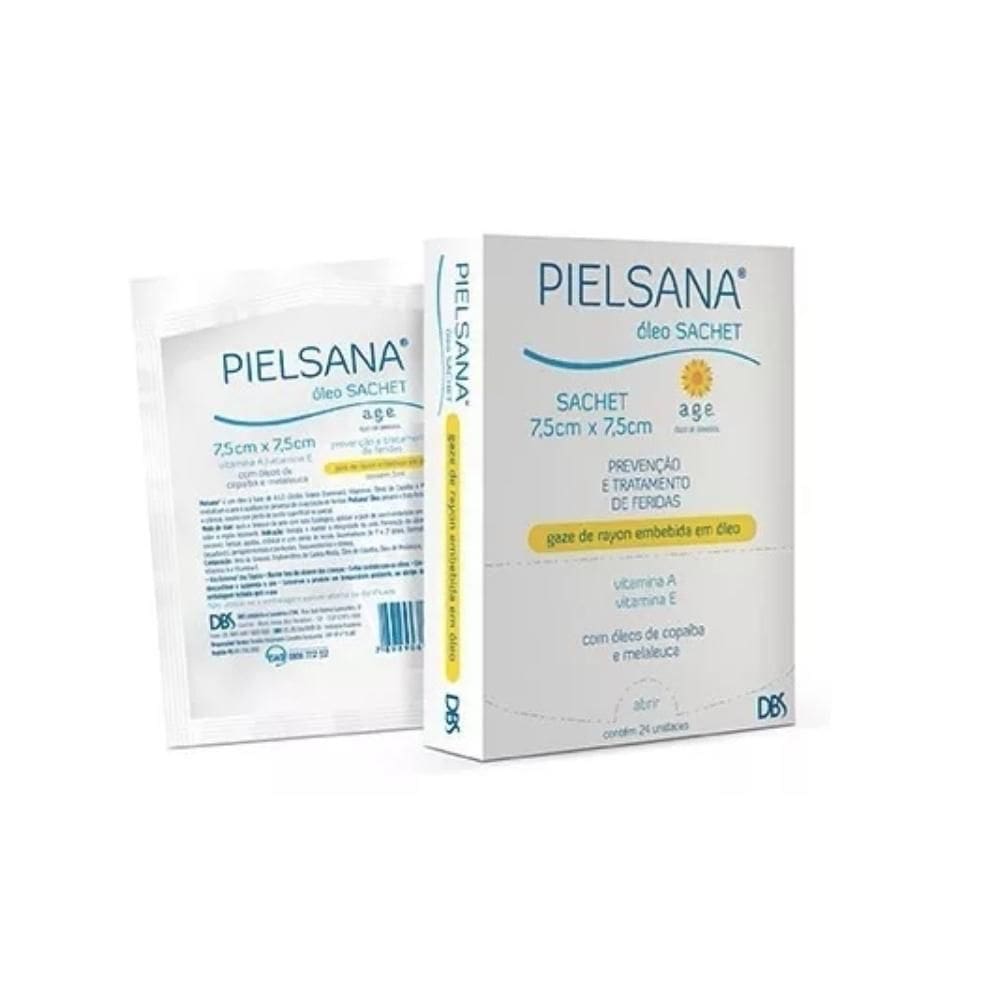 Gaze Pielsana De Rayon 7,5 X 7,5 Cx C/10 Sachet - Dbs