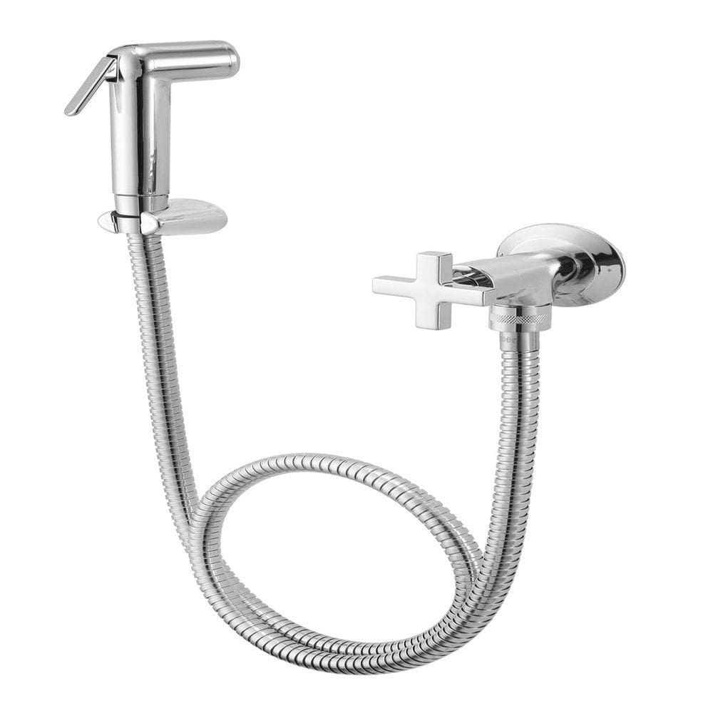 Ducha Higiênica com Registro 1850 1/4 de Volta Nya Cromado