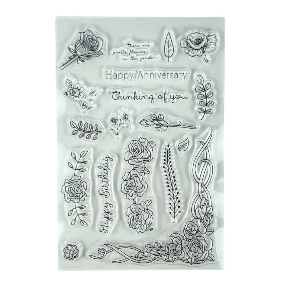 Cartela Carimbos Transparente Alfabeto Diversos Símbolos Temas Decorativo Personalizado