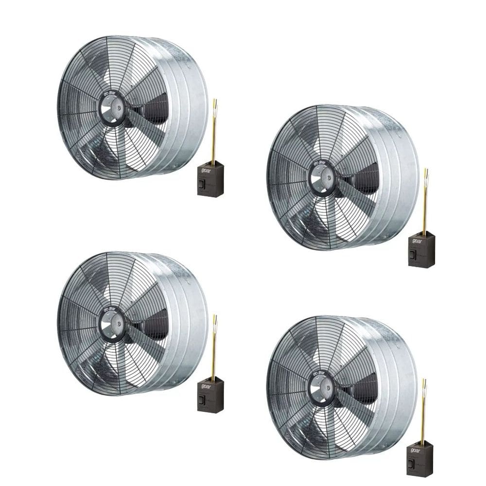 Kit 4 Exaustores Axiais Industriais 30 cm GoAr EP30 M42 220V