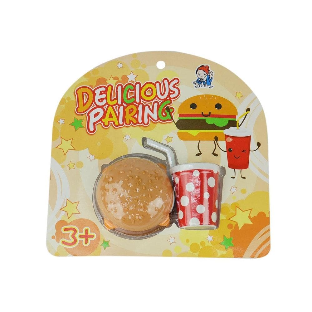 KIT Cozinha de Plástico 02 Peças Hambúrguer - Tudo em Caixa