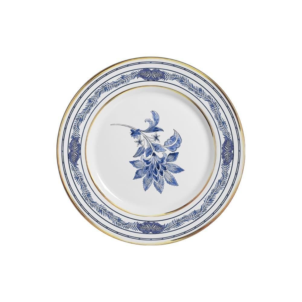 Conjunto Com 6 Pratos De Sobremesa Xangai Azul 21Cm