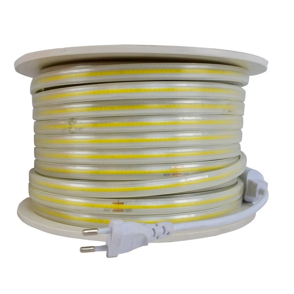 Fita Led Cob 10w 220v 3000k 50m Ip65 Foxlux