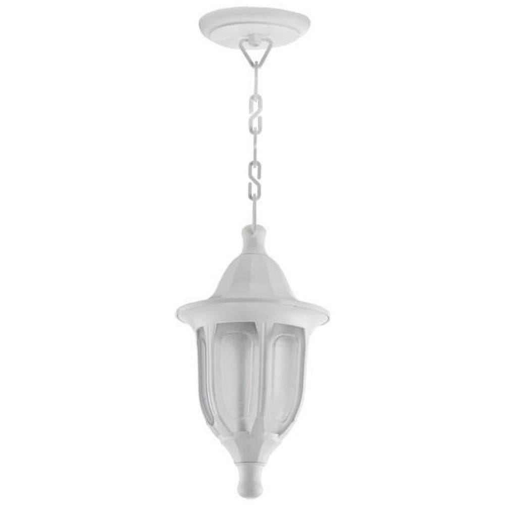 Kit 2 Pendente Colonial Branco Externo 52Cm Pergolado Alu37