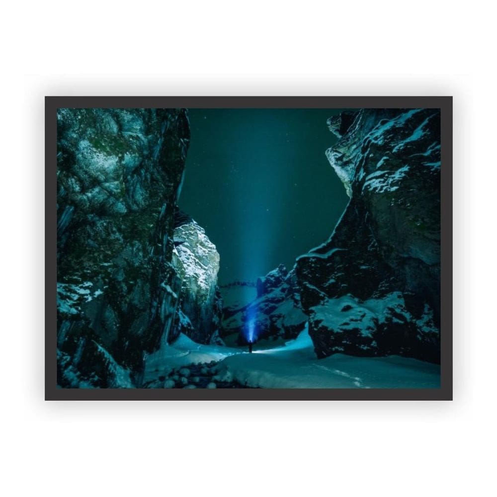 Quadro Decorativo Paisagens Variadas Moldura Preta Mod 22