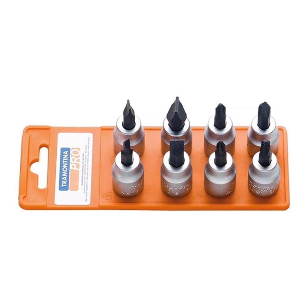 Jg De Soquetes Fenda/Phillips 8 Pçs 44814/508 Tramontina Pro