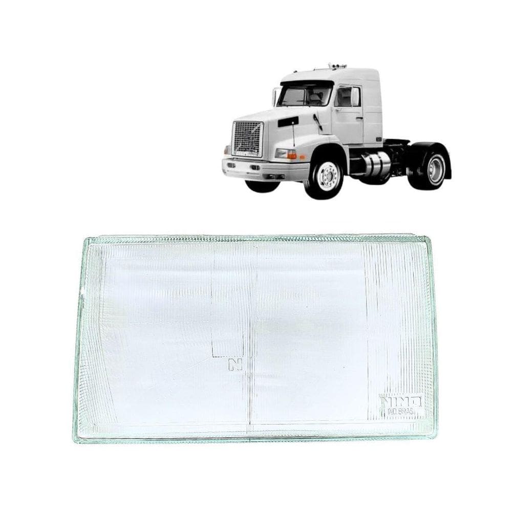 Lente Vidro Farol Esquerdo Compatível Volvo Nl10 Nl12 280