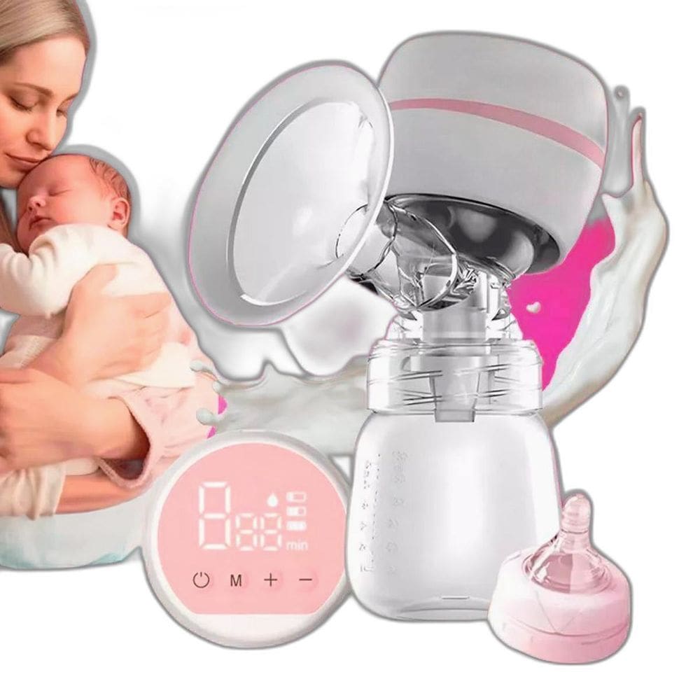 Bomba Tira Leite Elétrica Digital Materno Usb Mamadeira
