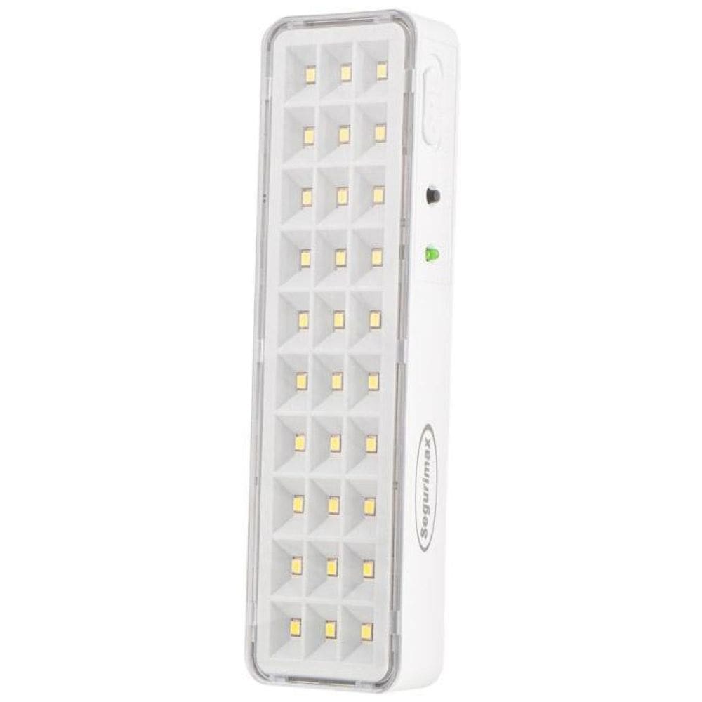 Kit 20 Iluminação Luminaria De Emergencia 30 Leds Super Slim