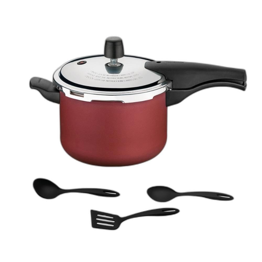 Panela Pressão 4,5L Alum Antiaderent + Utensílios Tramontina