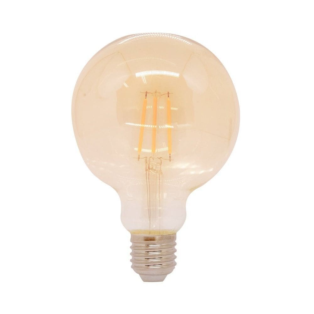 Lâmpada Filamento G95 4w Bivolt E27 Foxlux Transparente