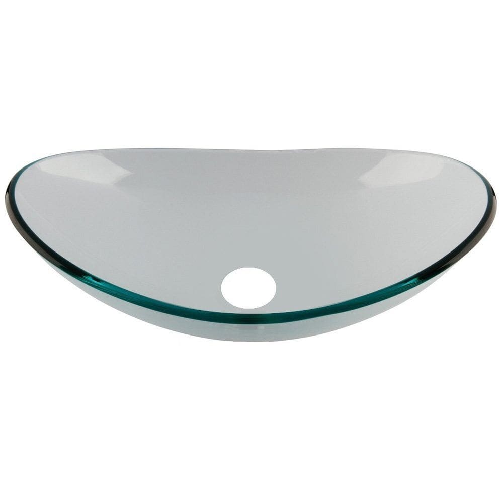Cuba de Vidro Quartzo 30cm X 14,4cm sem Válvula Vitreo Astra Transparente
