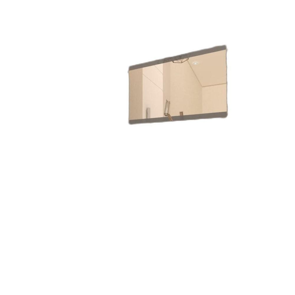 Gabinete De Vidro 60Cm Ac Com Cuba Retangular - Prata