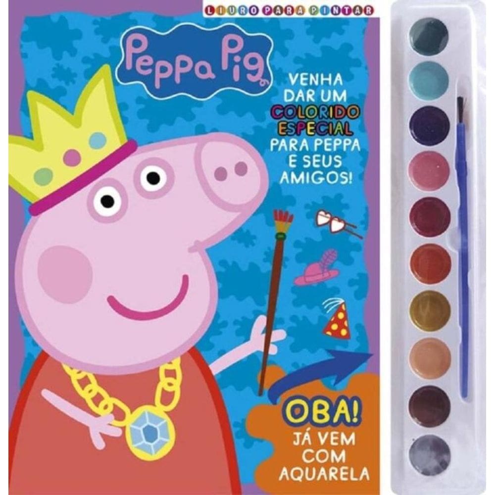 Peppa Pig - Livro Para Pintar