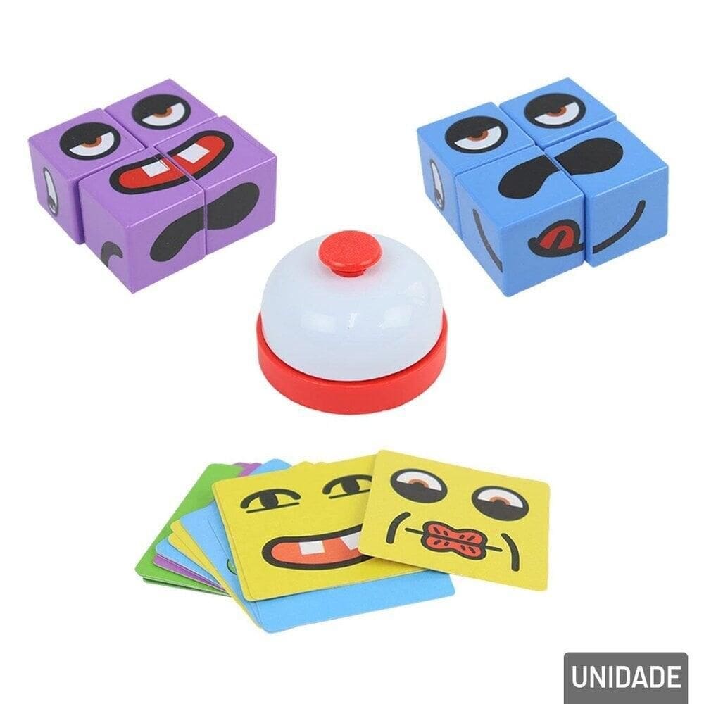 Jogo Cubo das Emoções 33 Peças Color - Tudo em Caixa