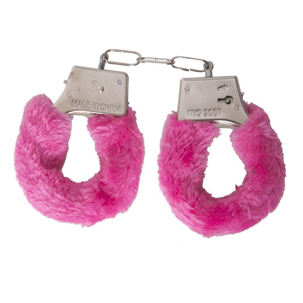 De Metal Com Pelúcia Rosa Fantasia