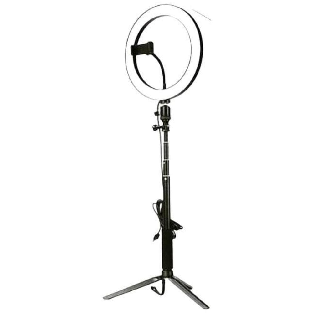 Ring Light Completo Iluminador Portátil 26Cm + Tripé 2Metros