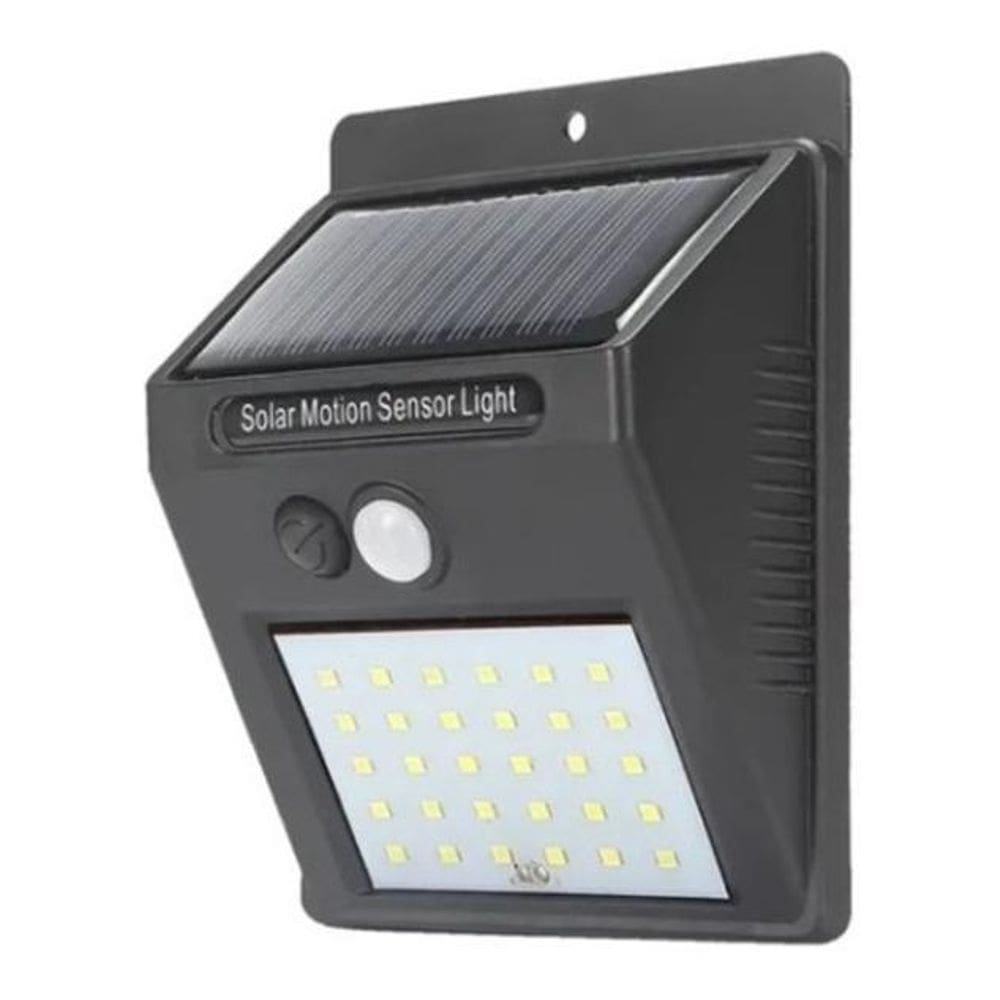 Luminária Solar com Sensor de Presença Automático 30 LED