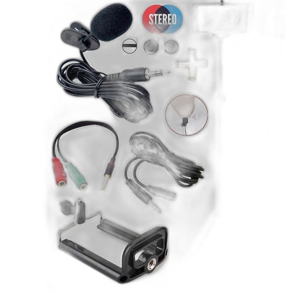 Kit Para Gravar Vídeos No Celular Tripé Suporte + Microfone