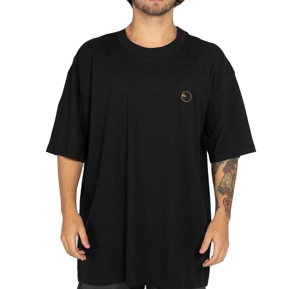 Camiseta Quiksilver Patch Over WT25 Masculina Preto