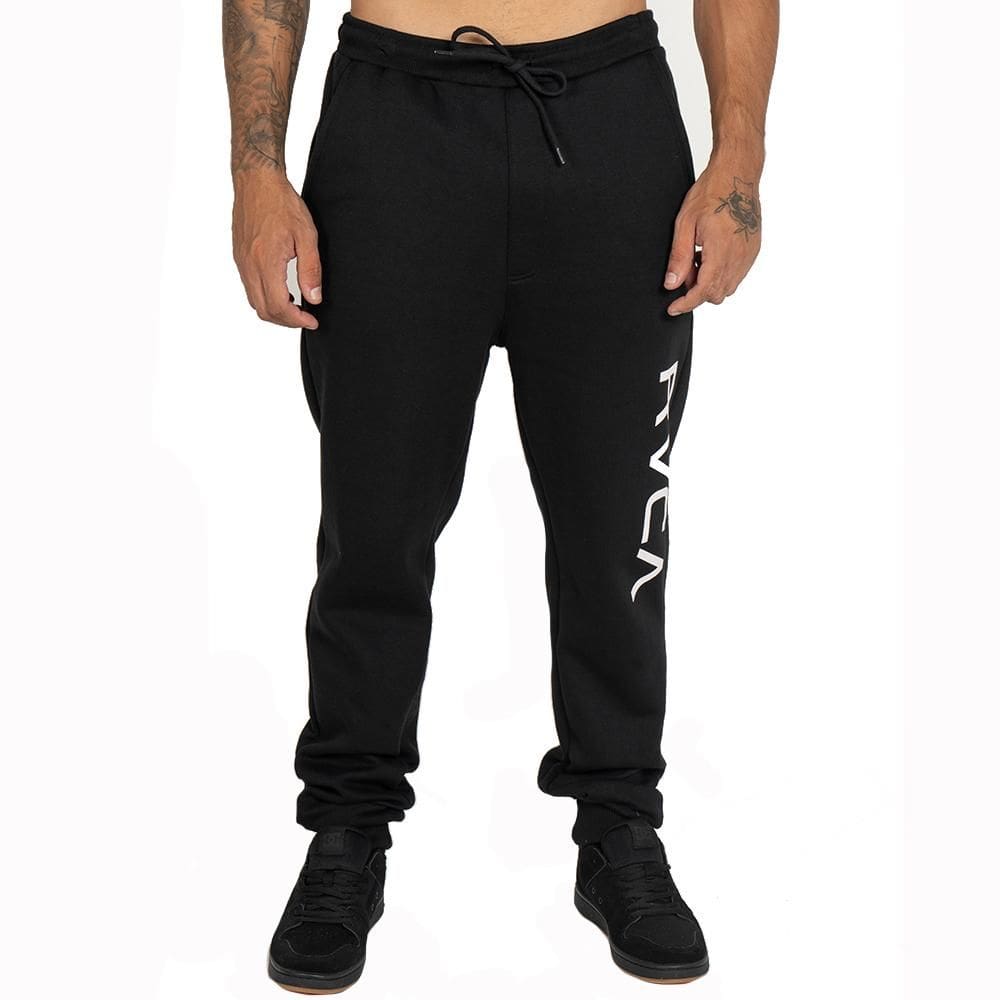 Calça RVCA Moletom Big RVCA 270G Masculina Preto