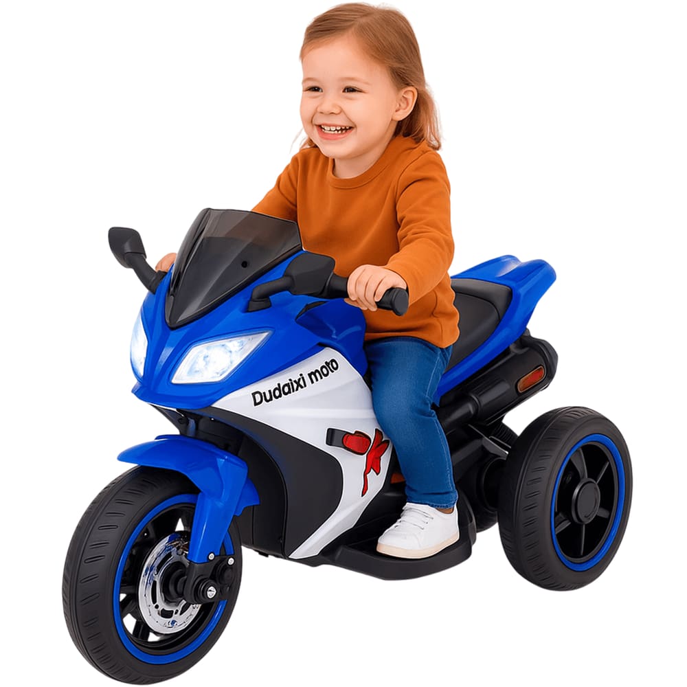 Moto Elétrica Infantil Biemme SP Max Azul 12V