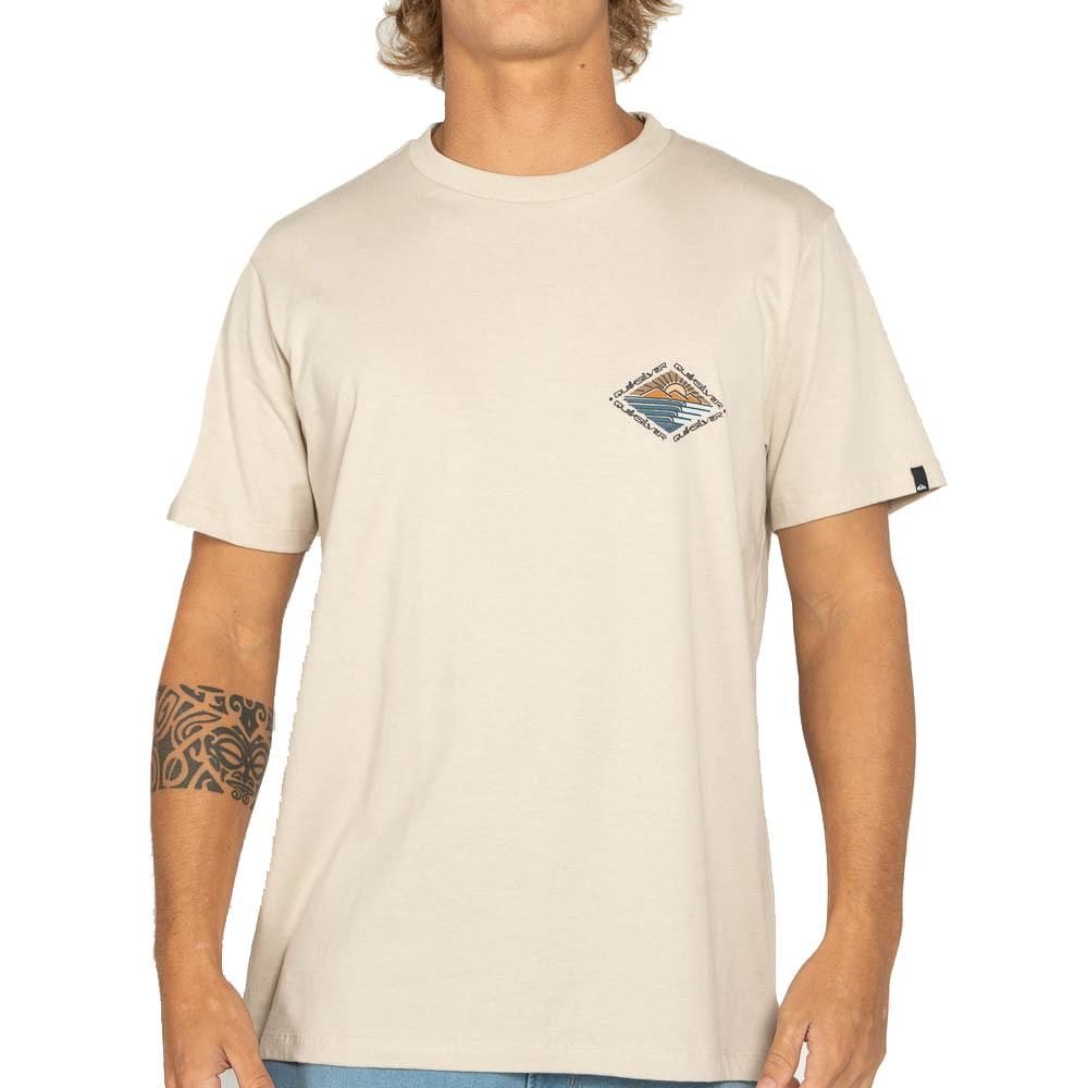 Camiseta Quiksilver Future Island WT25 Masculina Areia