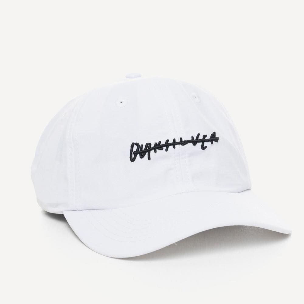 Boné Quiksilver Aba Curva Rushed Logo DNA WT25 Branco