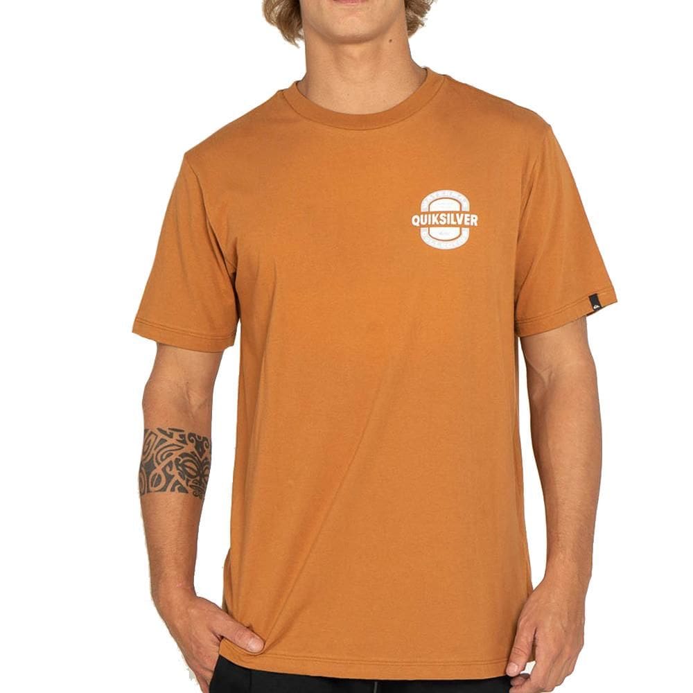 Camiseta Quiksilver Ocean Made WT25 Masculina Mostarda