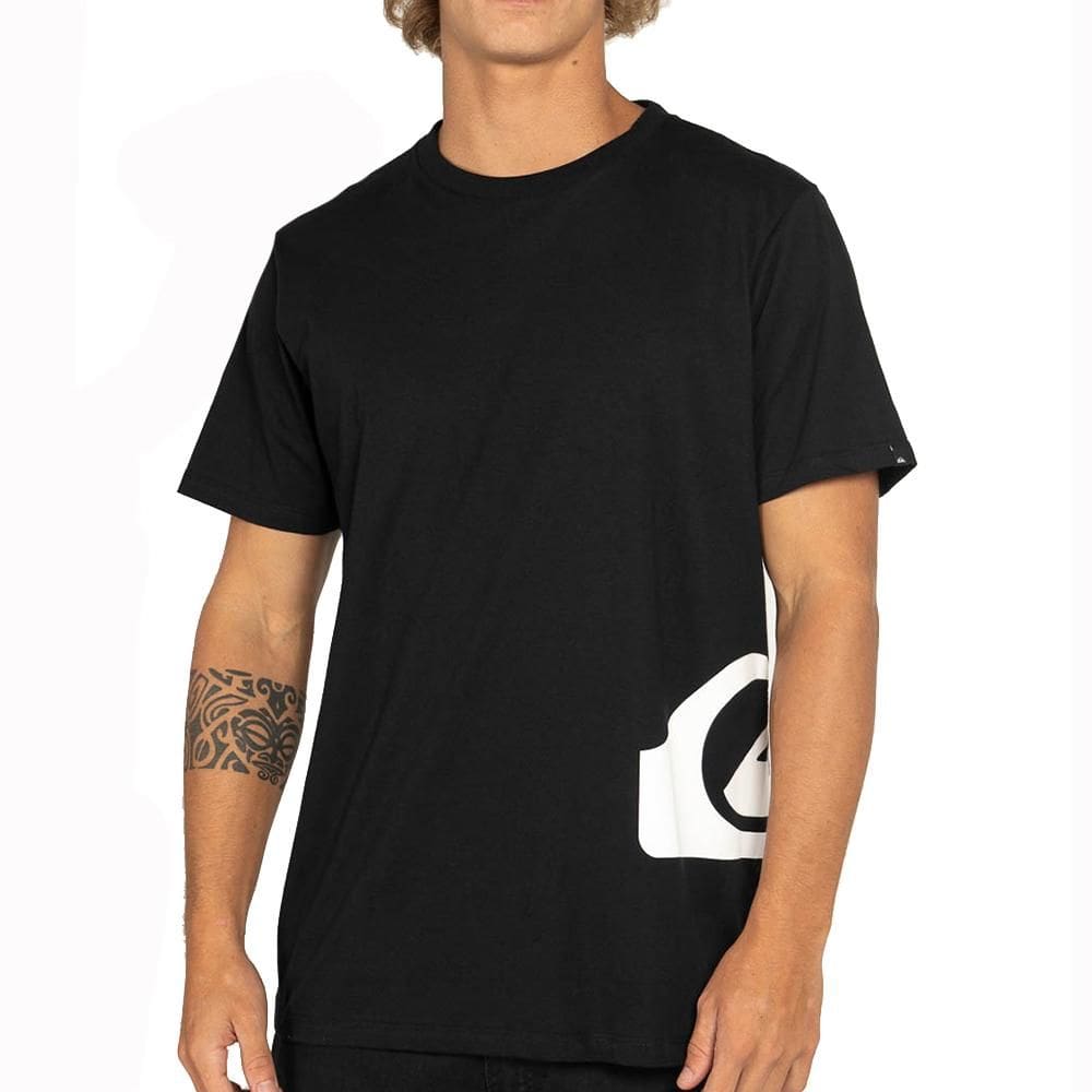 Camiseta Quiksilver Side Logo WT25 Masculina Preto