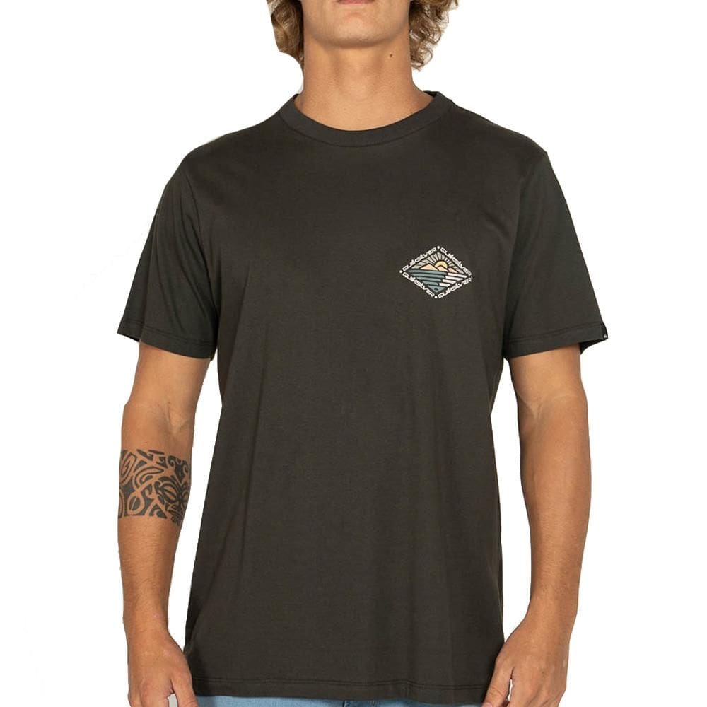Camiseta Quiksilver Future Island WT25 Masculina Cinza