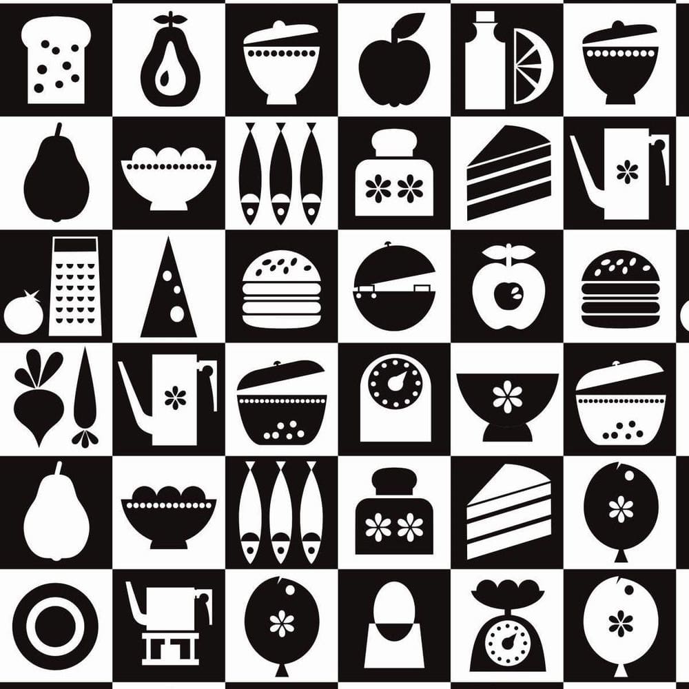 Papel De Parede Adesivo Lavável Receitas 3M