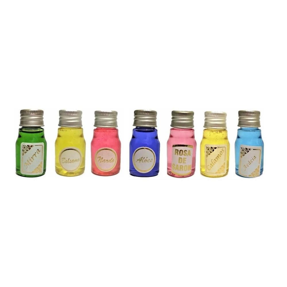 Kit Óleo De Unção - 7 Unções - 10 Ml - Essências Importadas