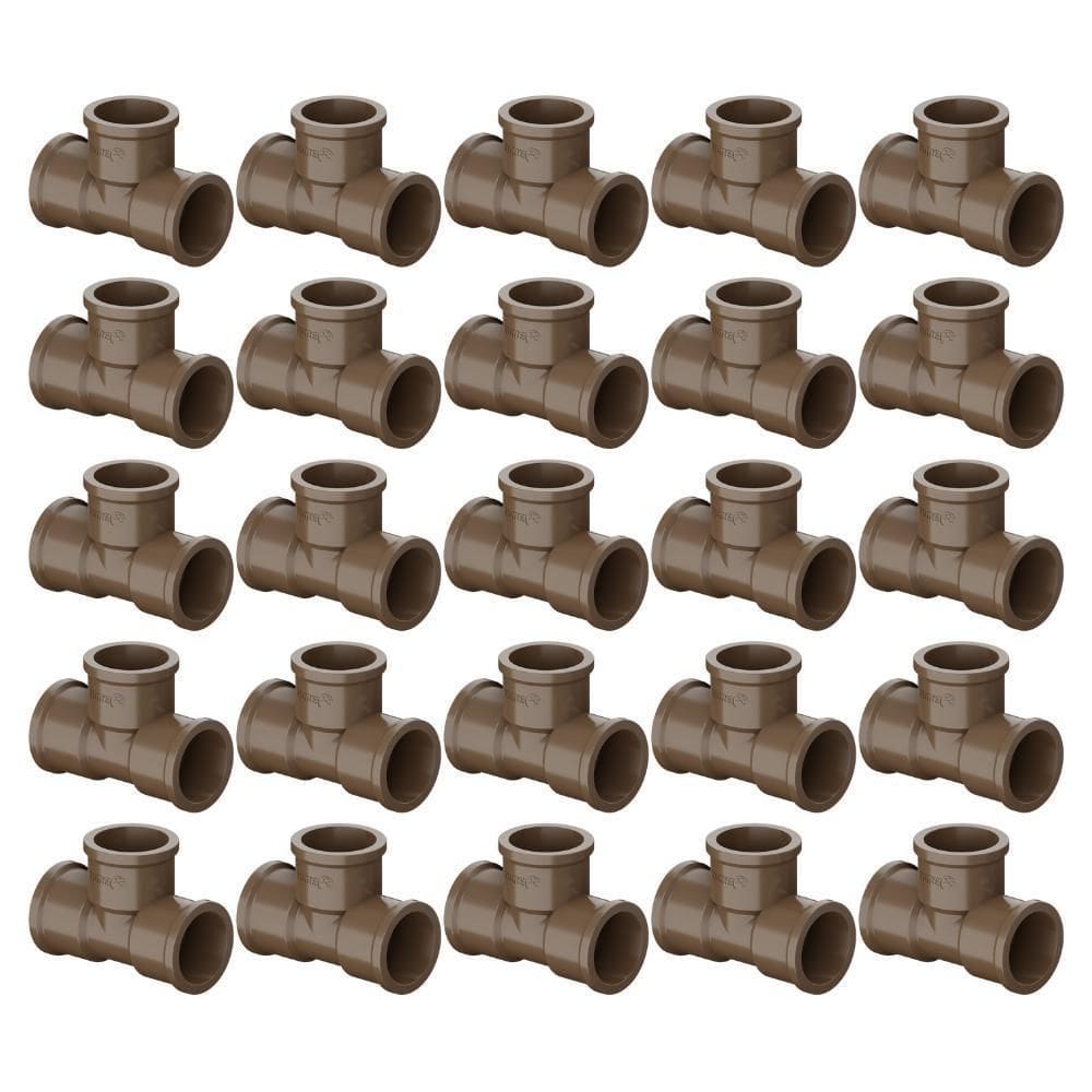Kit Com 25 Unidades Tê Soldável T 32 Mm Tigre