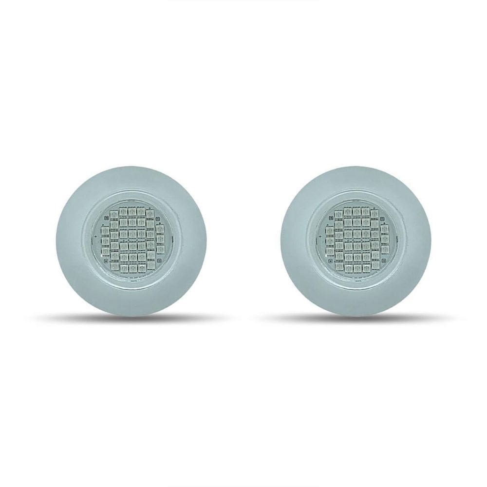 Kit Refletor De Led Para Piscinas 9W Rgb 2 Unidades