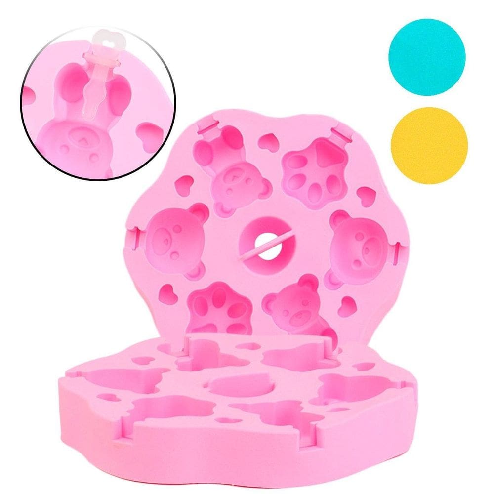 Forma de Silicone Multiuso com 6 Cavidades Color - Tudo em Caixa