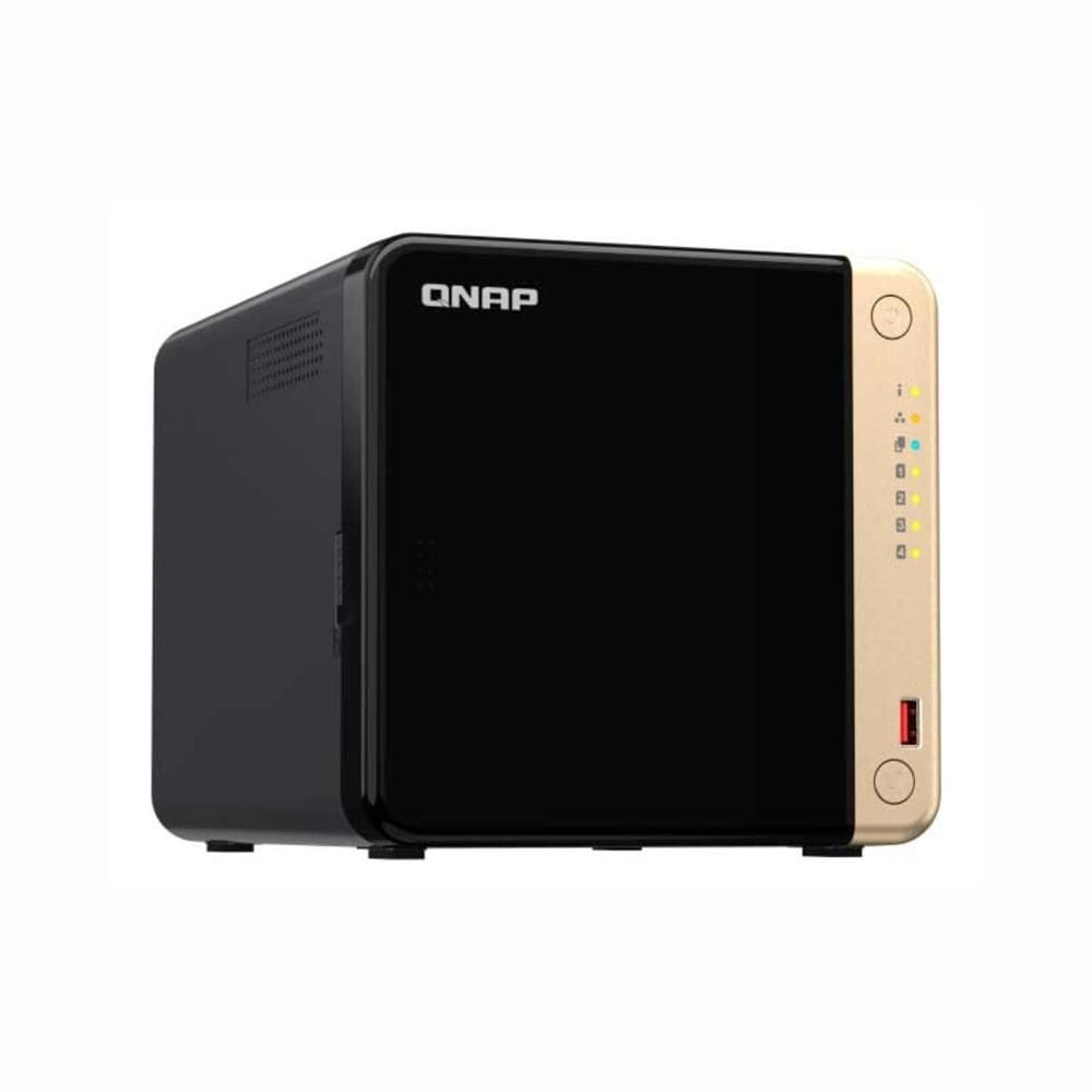 Storage Qnap TS-464-8G-BR NAS 4 Baias p/ HDD ,SATA, SSD, Preto