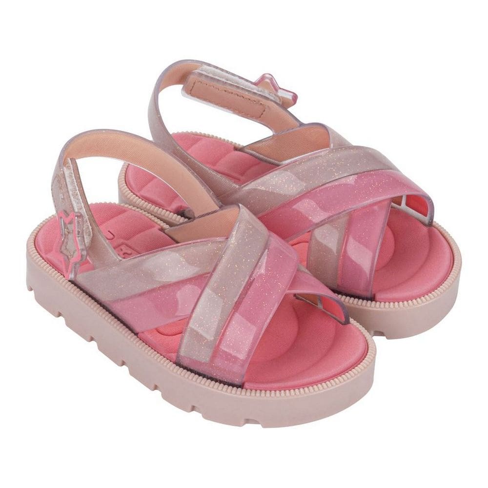 Sandalia Infantil Zaxynina Rainbow Estrela Brilho  19267