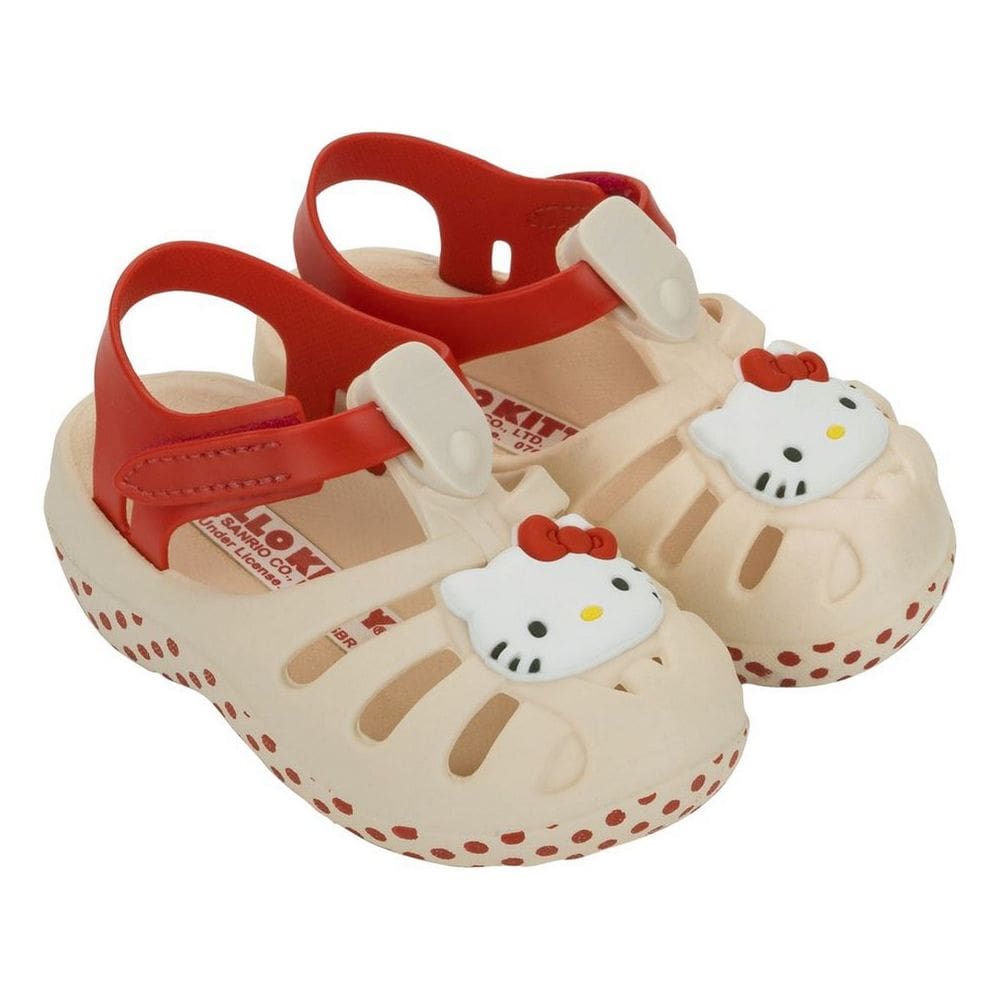 Sandalia Infantil Meninas Desenho Gatinha Cute Fechada 23361