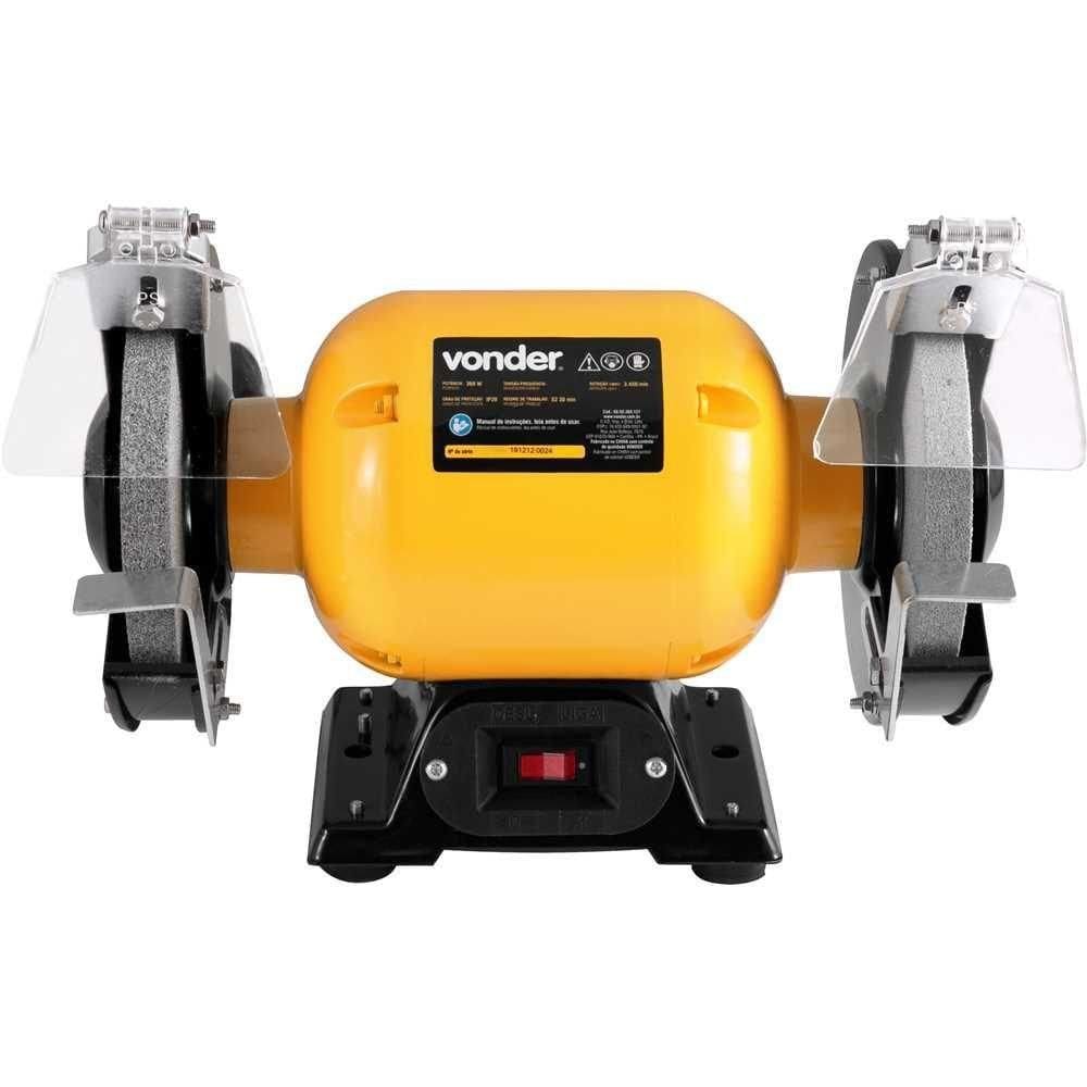 Moto Esmeril Monofásico 6 Pol. 360W 110V VONDER-6892300