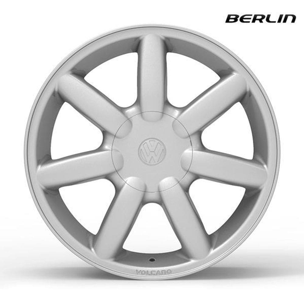 Roda Aro 17X 6 Berlin Prata Furação 4X108Mm Volkswagen