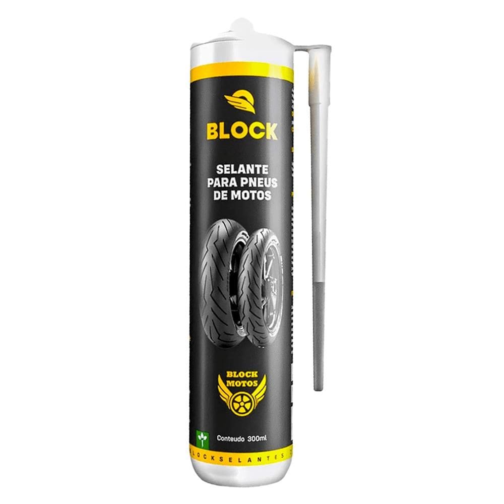 Selante Para Pneus Vacina 300ml Block Motors