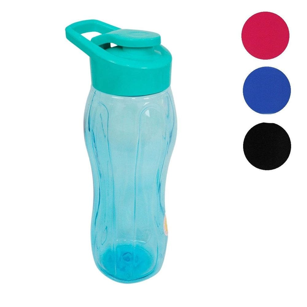 Garrafa de Plástico 750ml Squeeze Transluc Color - Tudo em Caixa