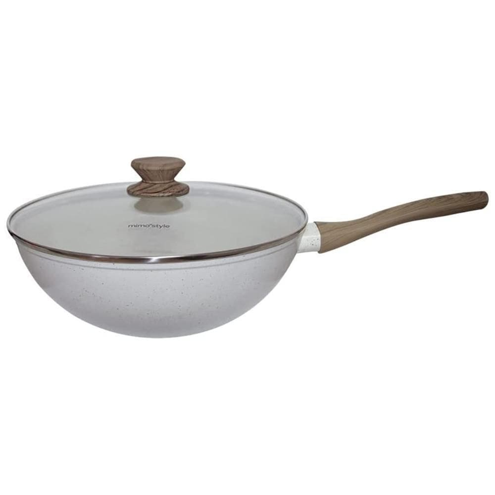 Wok Marmol Cook Vanilla 28 Cm Mimo Style