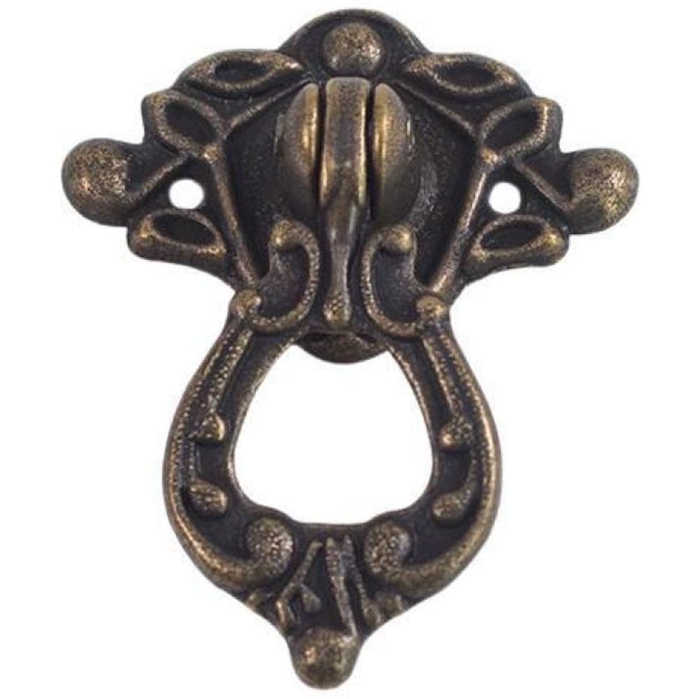 Puxador Colonial Bronze P Móveis Antigos Luiz Xv 12 Un