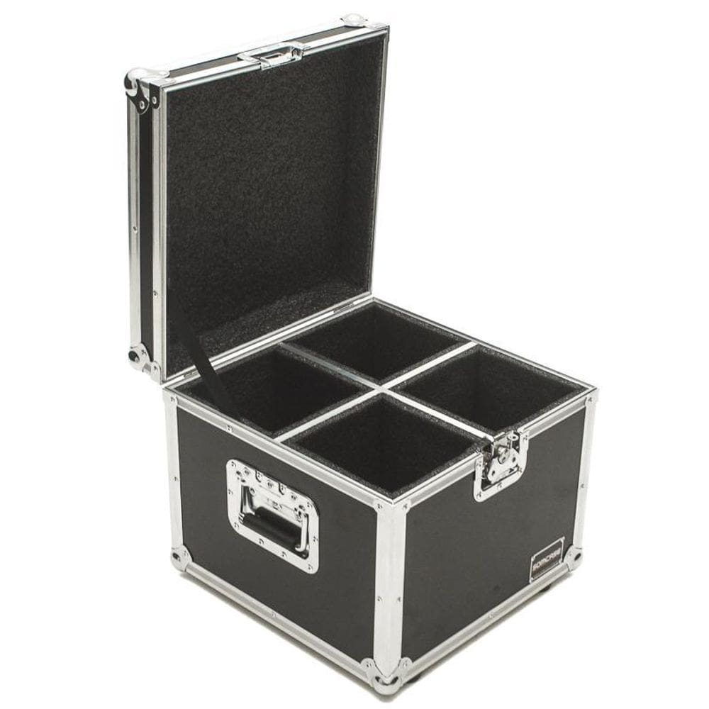 Hard Case Estojo 4 Refletores Canhão Par 64 Led - Emb6