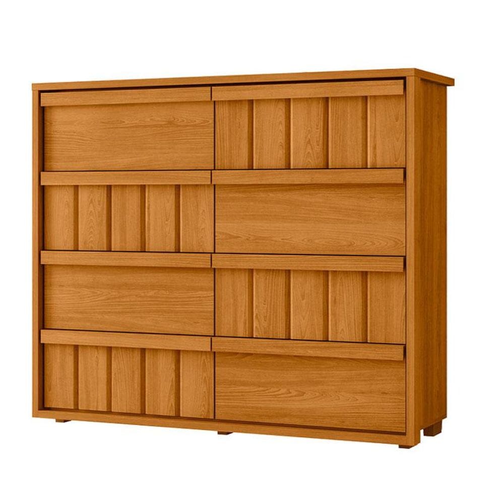 Cômoda Tarsila 8 Gavetas Cinamomo - Madetec