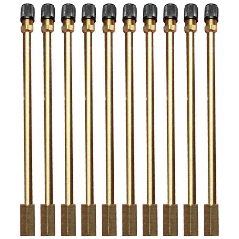 10 Prolongador Extensão Rígida Metal 152Mm Bico De Roda